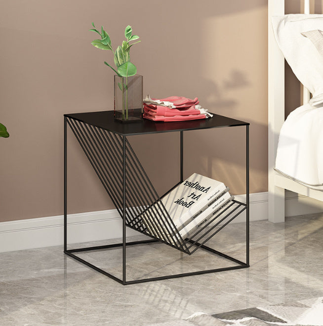 Minimalist Iron Art Sofa Side Table Corner Bedside Table