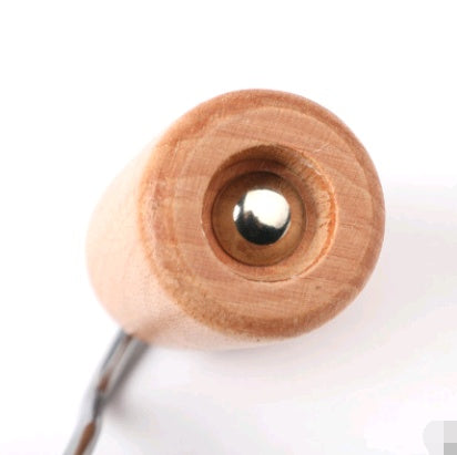 Beech rolling pin L-shaped flour stick pressure noodle stick doughnut kitchen daily necessities