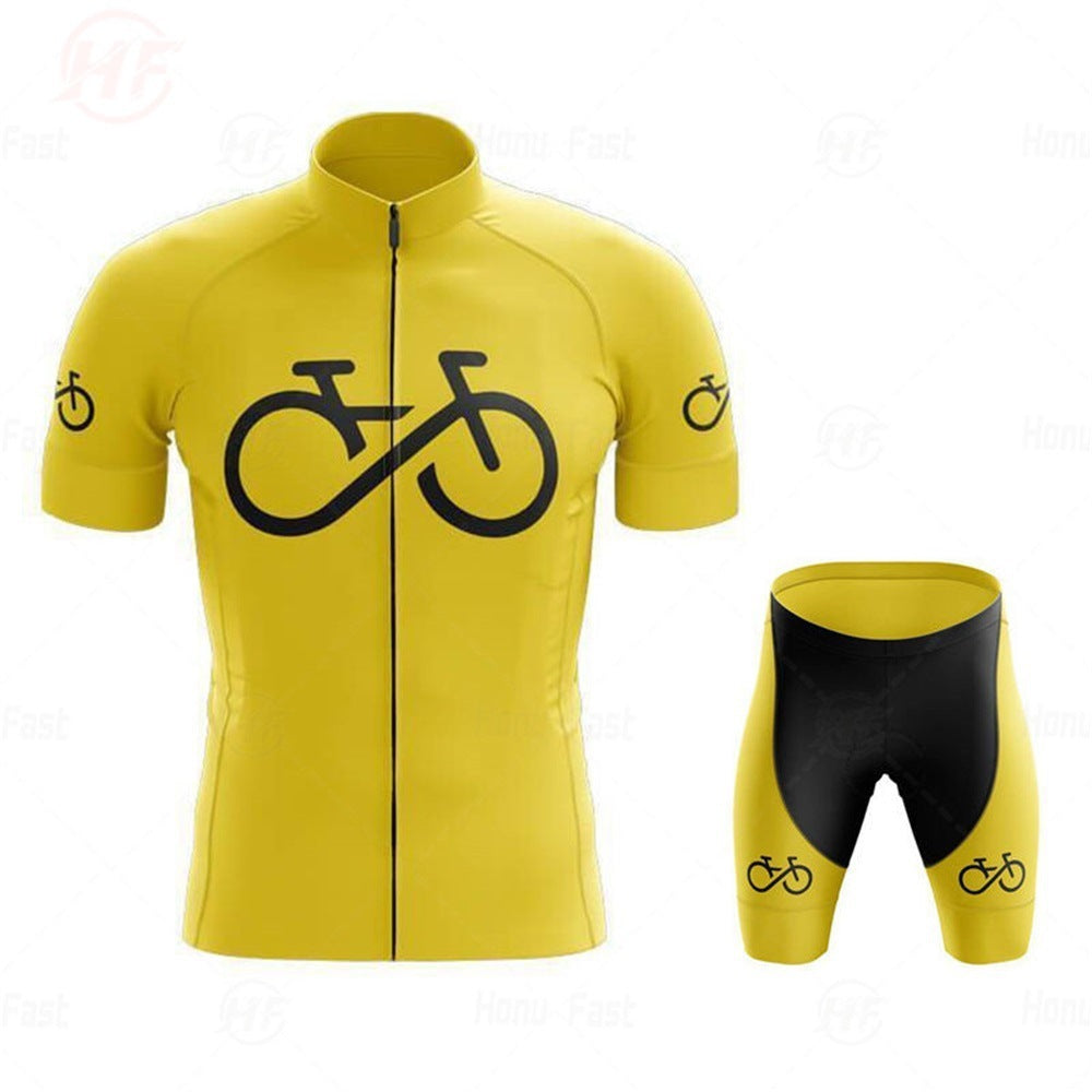 Team Edition Summer Men's and Women's Short Sleeve Cycling Jersey Outdoor Cycling Jersey