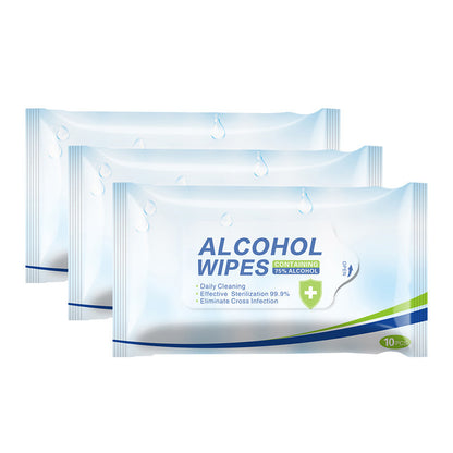 Alcohol Disinfecting Wipes – 10 Pack