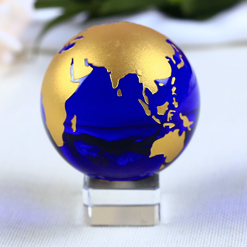 Crystal Earth Crystal Ball Gift Decoration Desk Decoration
