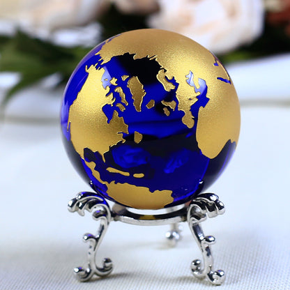 Crystal Earth Crystal Ball Gift Decoration Desk Decoration