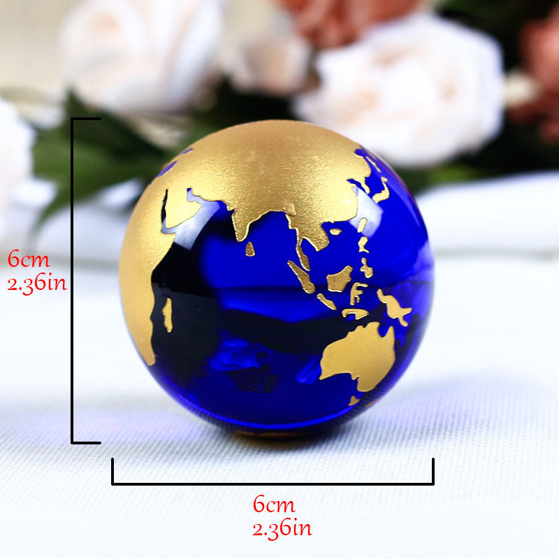 Crystal Earth Crystal Ball Gift Decoration Desk Decoration