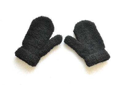 Warm Knitted Gloves Winter Half Plus Fleece Gloves