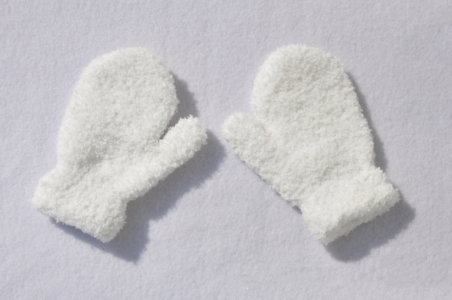 Warm Knitted Gloves Winter Half Plus Fleece Gloves