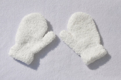 Warm Knitted Gloves Winter Half Plus Fleece Gloves
