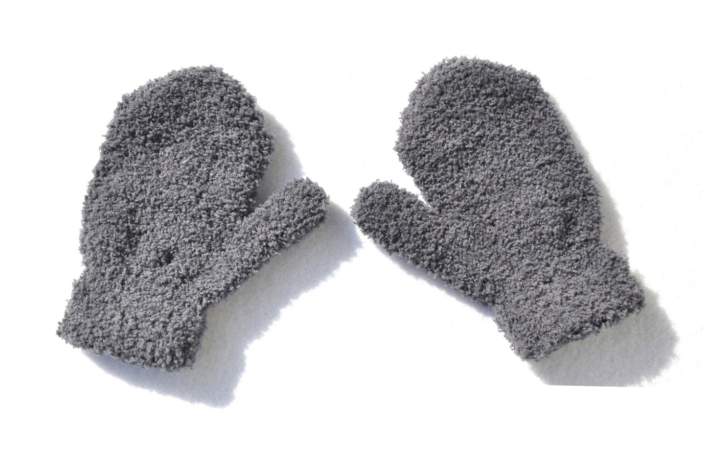 Warm Knitted Gloves Winter Half Plus Fleece Gloves