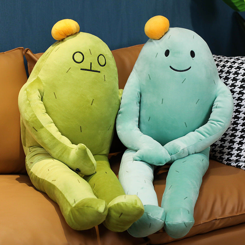 Heal Tie Squat Cactus Emoji Doll Rag Doll