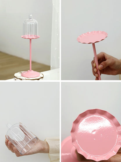 Wedding Dessert Table Pink Cake Stand