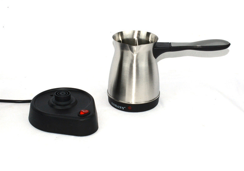 Electric Stainless Steel Turkish Coffee Pot With Electric Heating