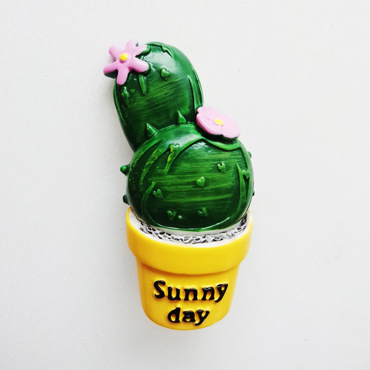 Car Air Outlet Perfume Clip Creative Simulation Potted Cactus Car Air Conditioner Air Outlet Clip Car Decoration