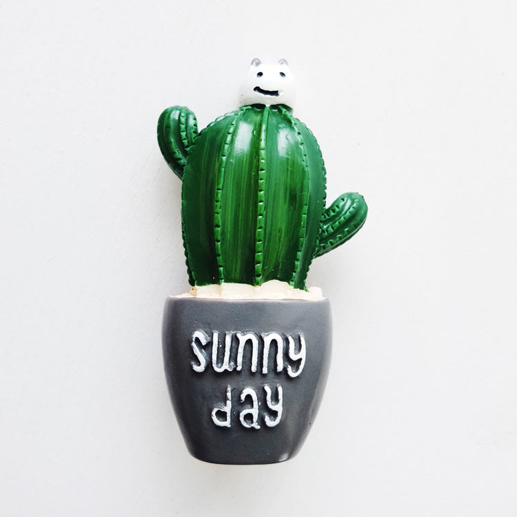 Car Air Outlet Perfume Clip Creative Simulation Potted Cactus Car Air Conditioner Air Outlet Clip Car Decoration