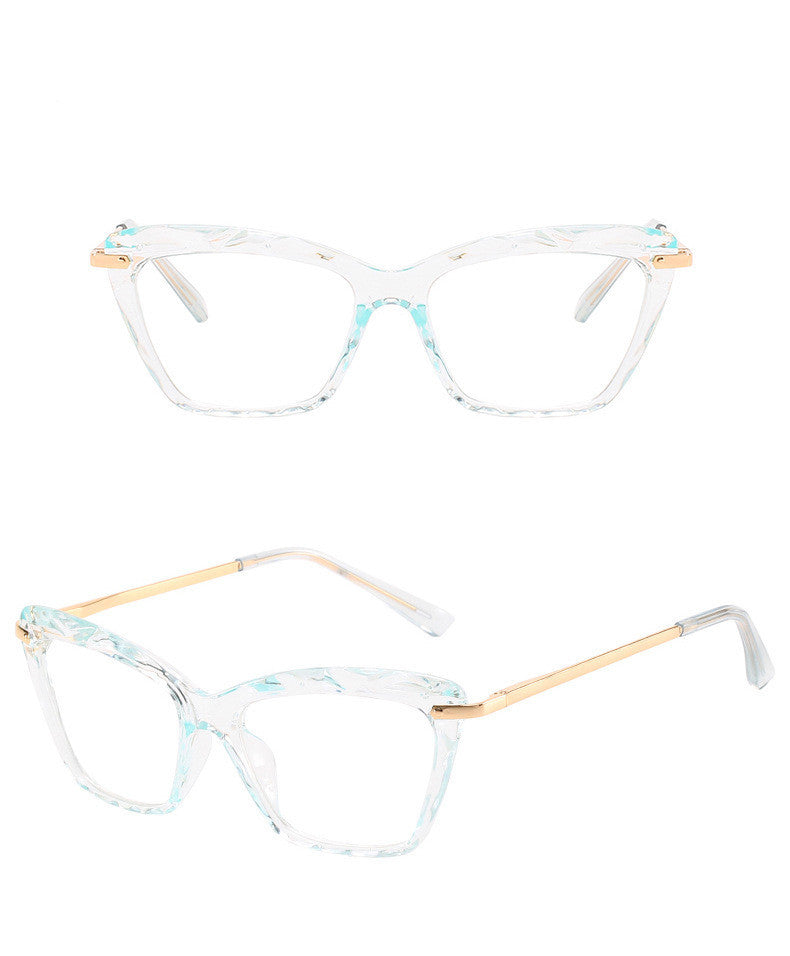 Water Ripple Triangle Frame Glasses