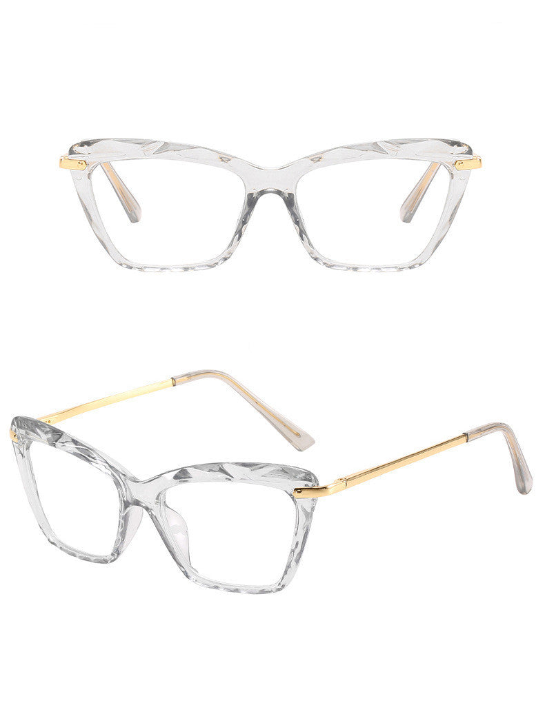 Water Ripple Triangle Frame Glasses