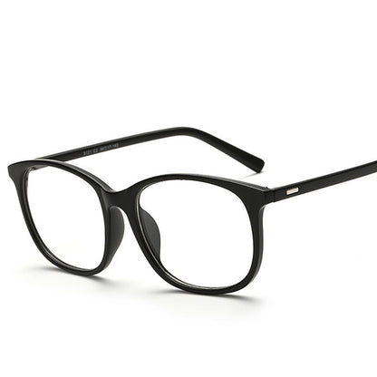 Flat Glasses Retro Student Glasses Frame Unisex Large Frame Flat Lens