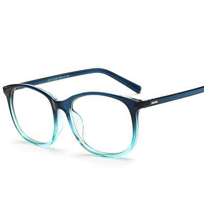 Flat Glasses Retro Student Glasses Frame Unisex Large Frame Flat Lens