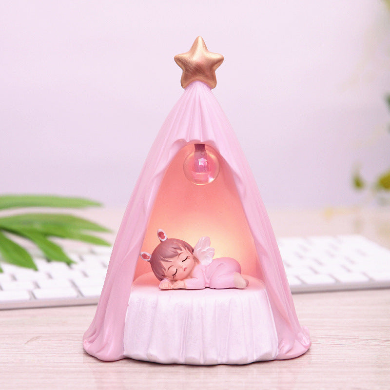 Creative Cartoon Cute Annie Cake Decoration Baking Party Decoration Car Decoration Resin Craft
