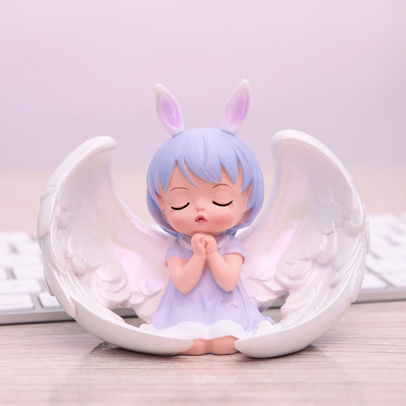 Creative Cartoon Cute Annie Cake Decoration Baking Party Decoration Car Decoration Resin Craft