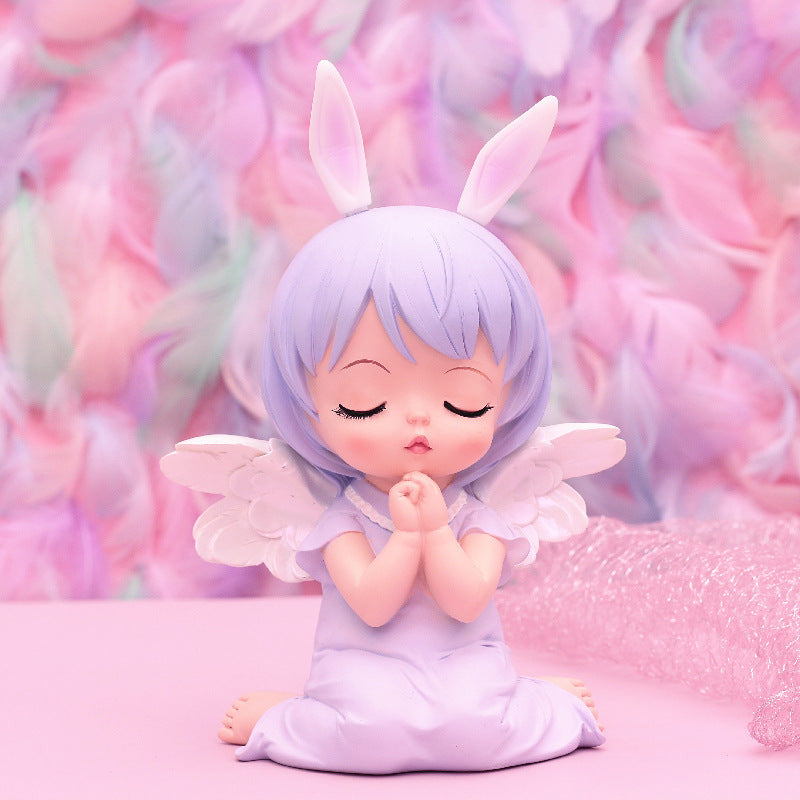 Creative Cartoon Cute Annie Cake Decoration Baking Party Decoration Car Decoration Resin Craft