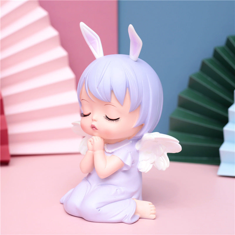 Creative Cartoon Cute Annie Cake Decoration Baking Party Decoration Car Decoration Resin Craft