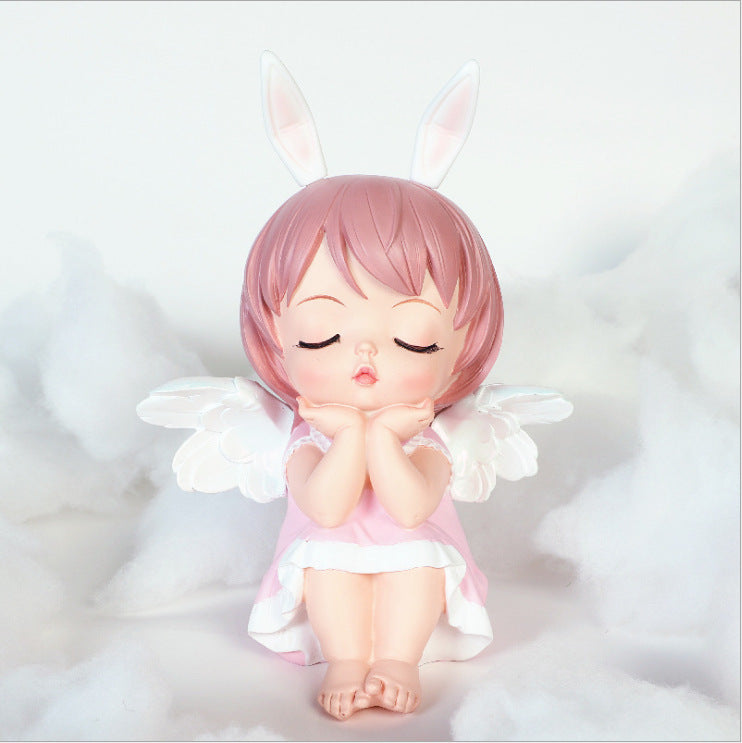 Creative Cartoon Cute Annie Cake Decoration Baking Party Decoration Car Decoration Resin Craft
