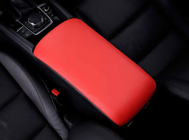 Central Gear Cover, Real Cowhide Gear, Interior Modification, Hand-Stitched Gear Cover