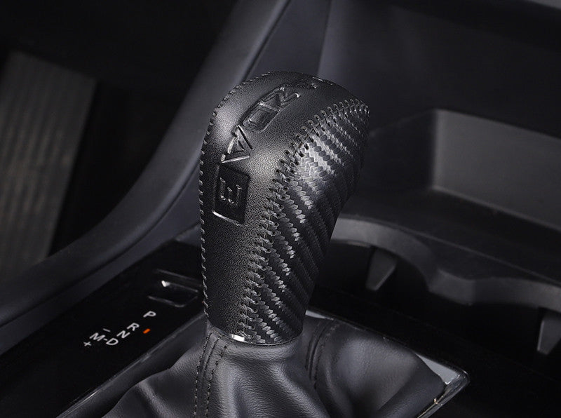 Central Gear Cover, Real Cowhide Gear, Interior Modification, Hand-Stitched Gear Cover