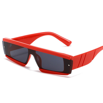 One-Piece Color Sunglasses Summer Jelly Color Trend Sunglasses Net Red Modern Personality Glasses