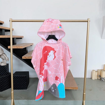 Hooded Bathrobe Cloak For Boys And Girls