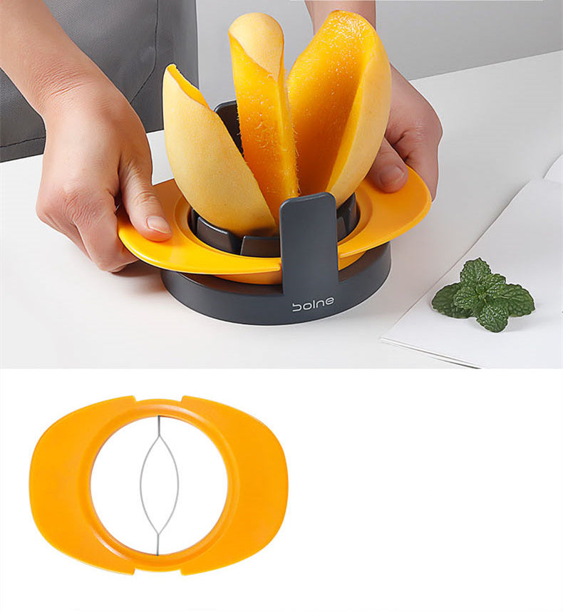 German Cut Fruit Artifact Slicer Orange Mango Pit and Split Kitchen Multifunctional Cutter