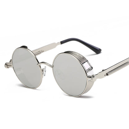 Ladies Metal Round Frame Spring Glasses Frame
