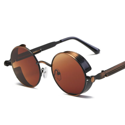 Ladies Metal Round Frame Spring Glasses Frame