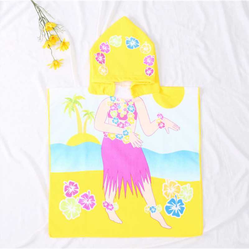 Children's Cloak Beach Bathrobe Dancing Outfit