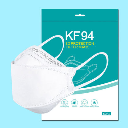 Masks Korean Fish-shaped Willow-leaf Type Kn94 Meltblown Individual Packaging