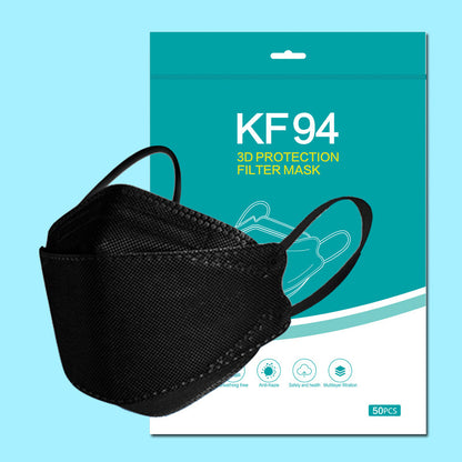 Masks Korean Fish-shaped Willow-leaf Type Kn94 Meltblown Individual Packaging