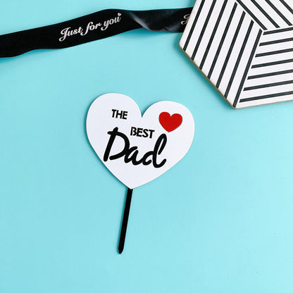 New Product Father's Day Cake Decoration Dad