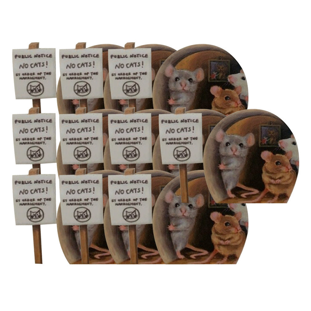 Mouse Hole Sticker Home Kitchen Glass Creative Decoration Sticker Report