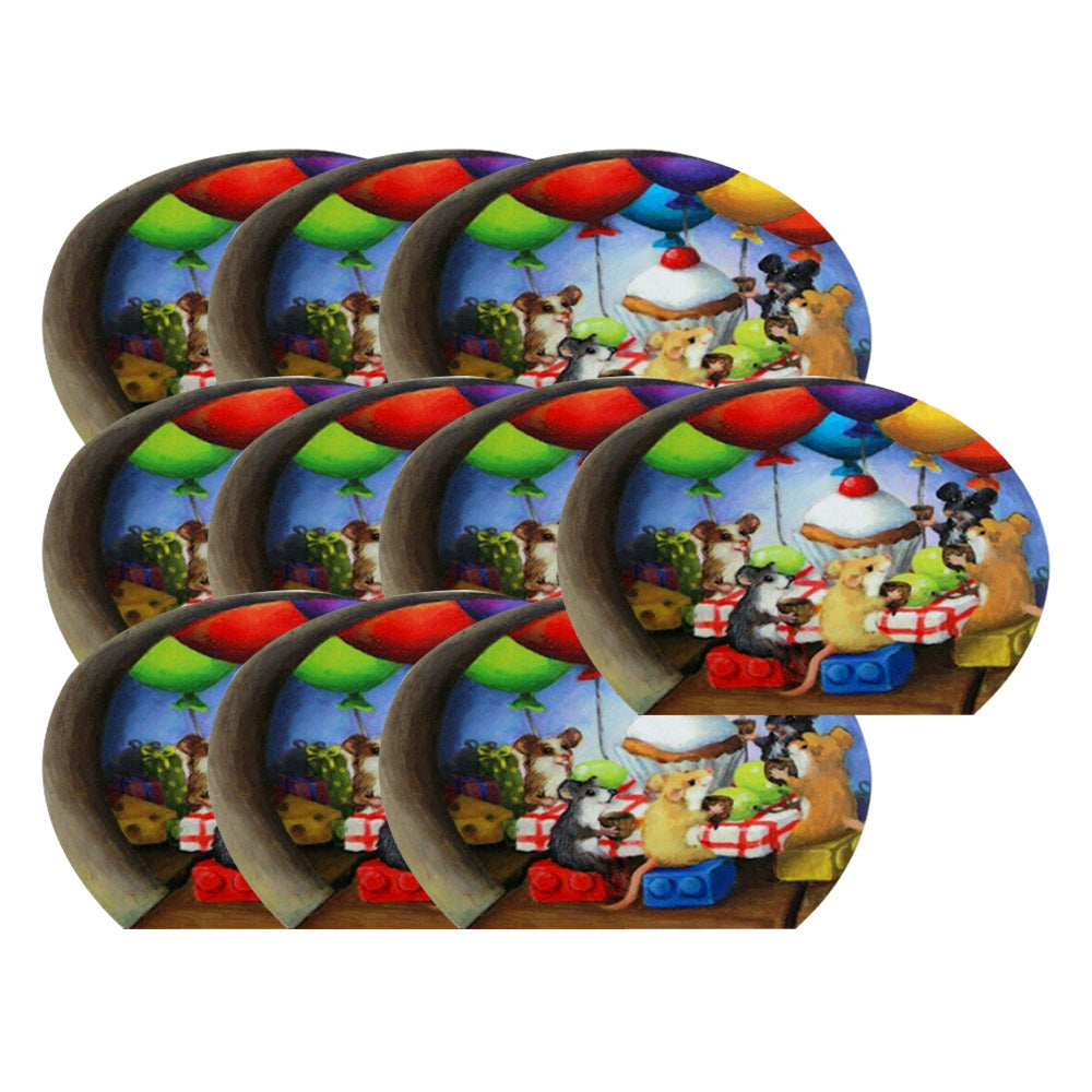 Mouse Hole Sticker Home Kitchen Glass Creative Decoration Sticker Report