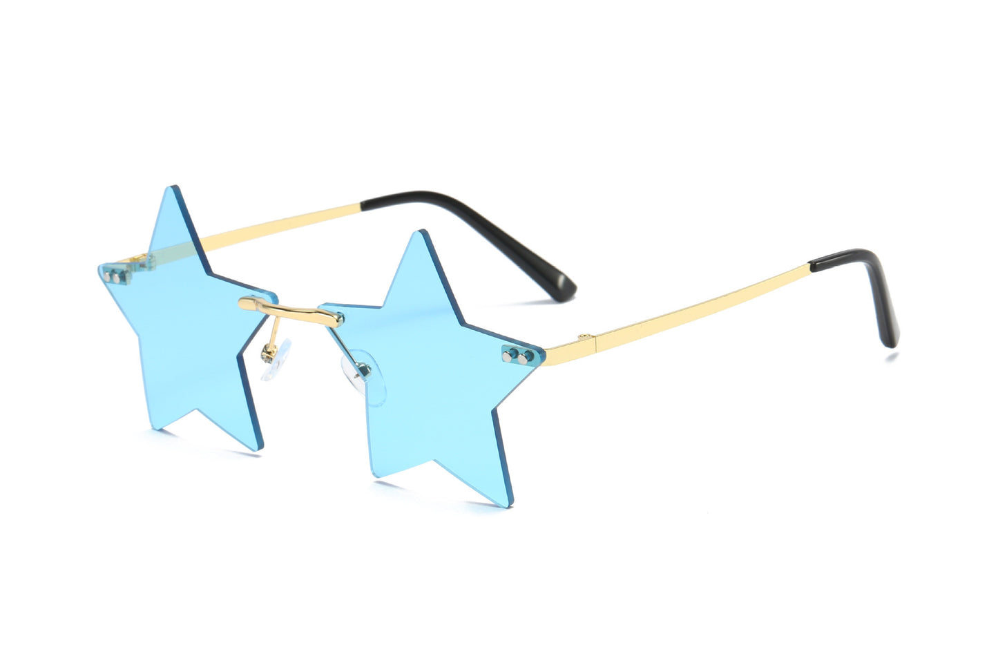 Rimless Star Fashion Small Sun glasses