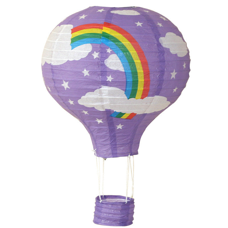 New Year Decoration Paper Lanterns In Wedding Mall