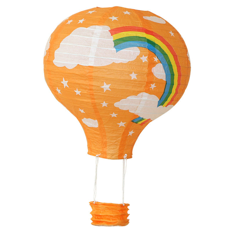 New Year Decoration Paper Lanterns In Wedding Mall