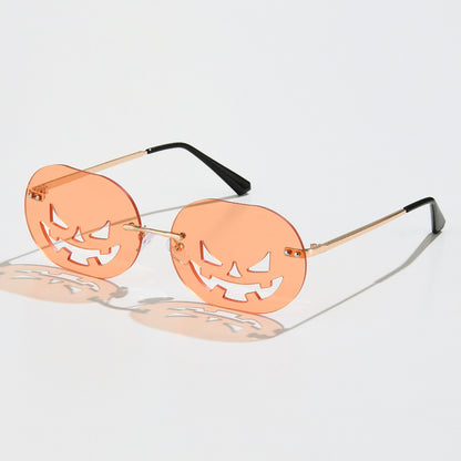 Personality Pumpkin Sunglasses For Men And Women