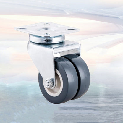 Two-wheeled Medical Office Rubber Wheels With Brake