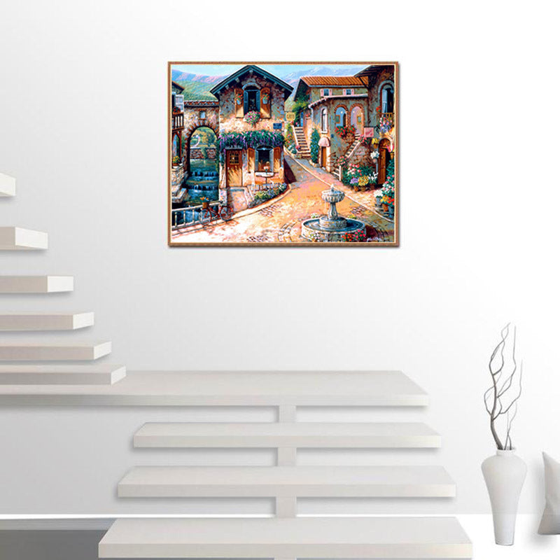 Cityscape Diamond Painting Embroidery Decoration, Home Decoration