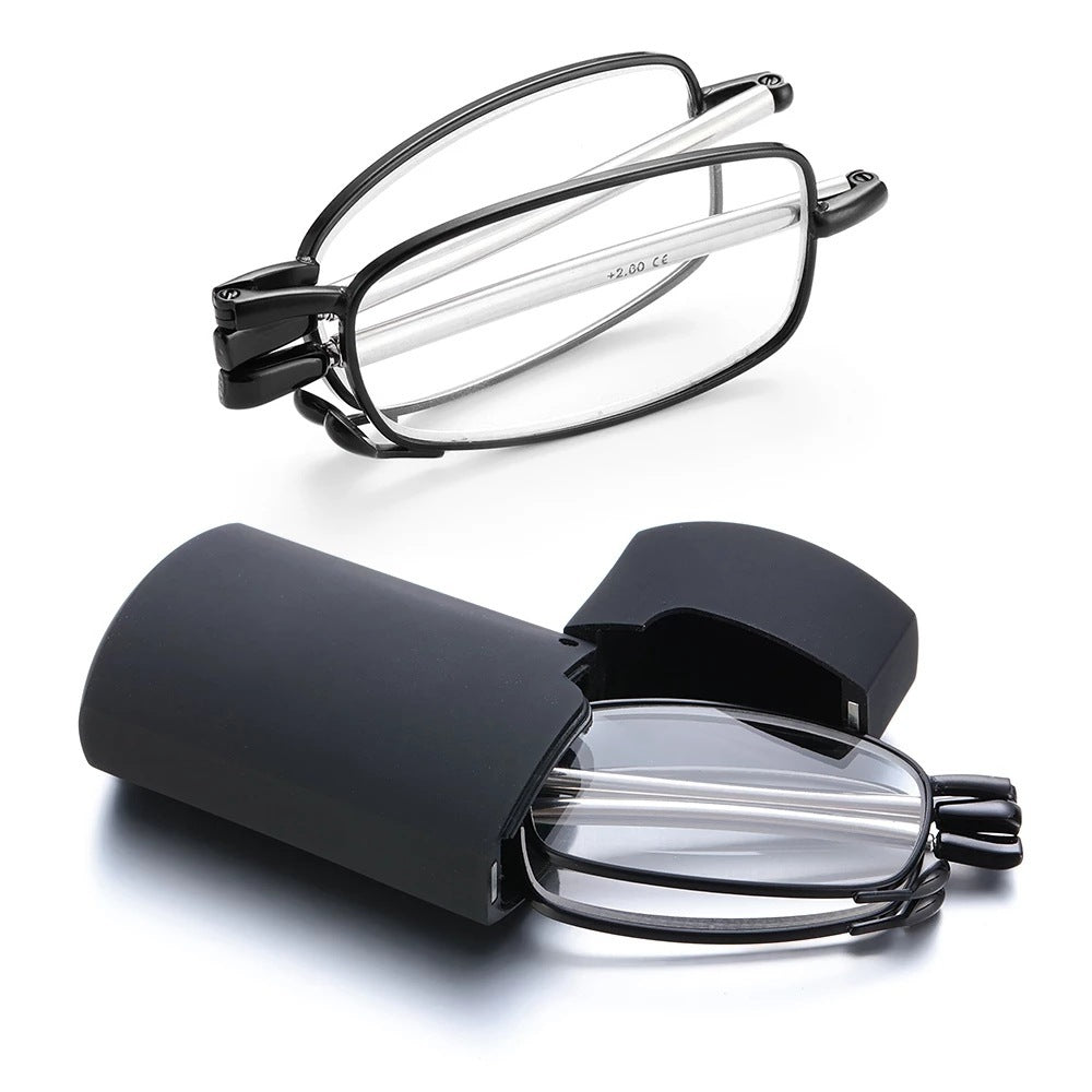 Foldable And Portable Retractable Reading Glasses