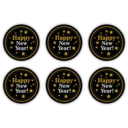 Happy new year paper cup