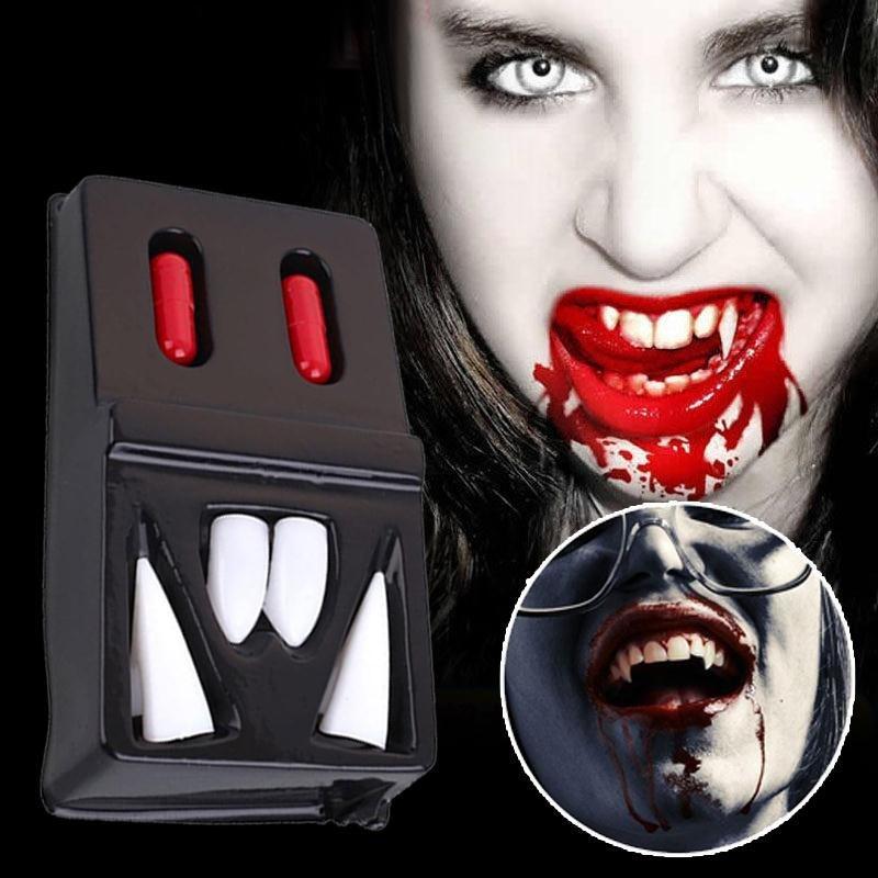 Halloween Decoration Vampire Denture Pills