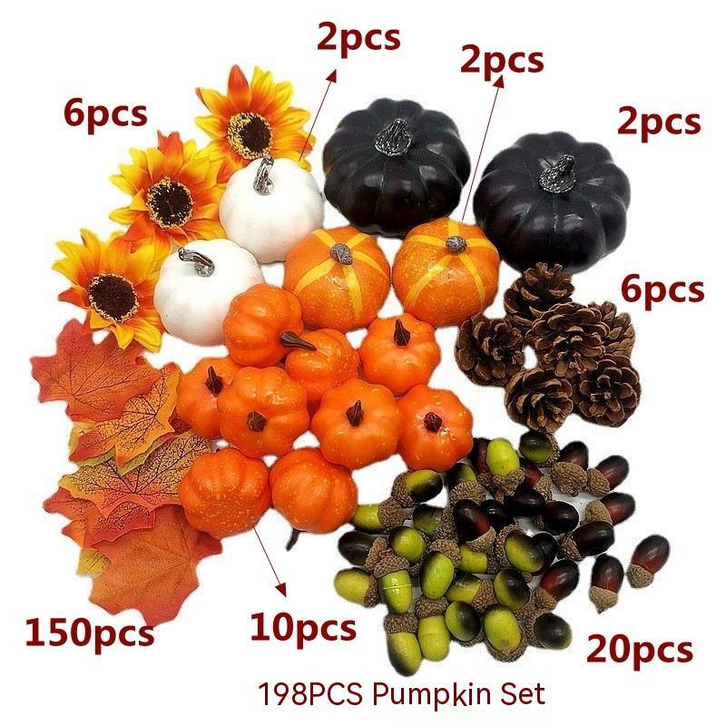 Halloween Simulation Pumpkin Christmas Decoration Ornaments