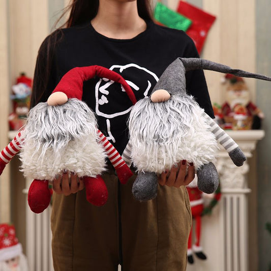 Cartoon christmas decoration doll faceless doll