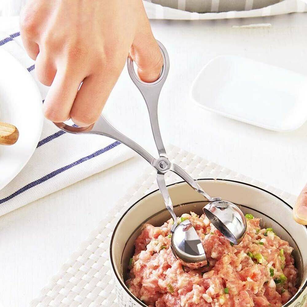 Model Meatball Maker Meat Kitchen Non Stick Spoon Stainless Steel Spoon